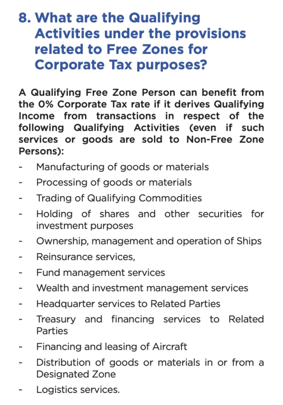 Corporate Tax Exception